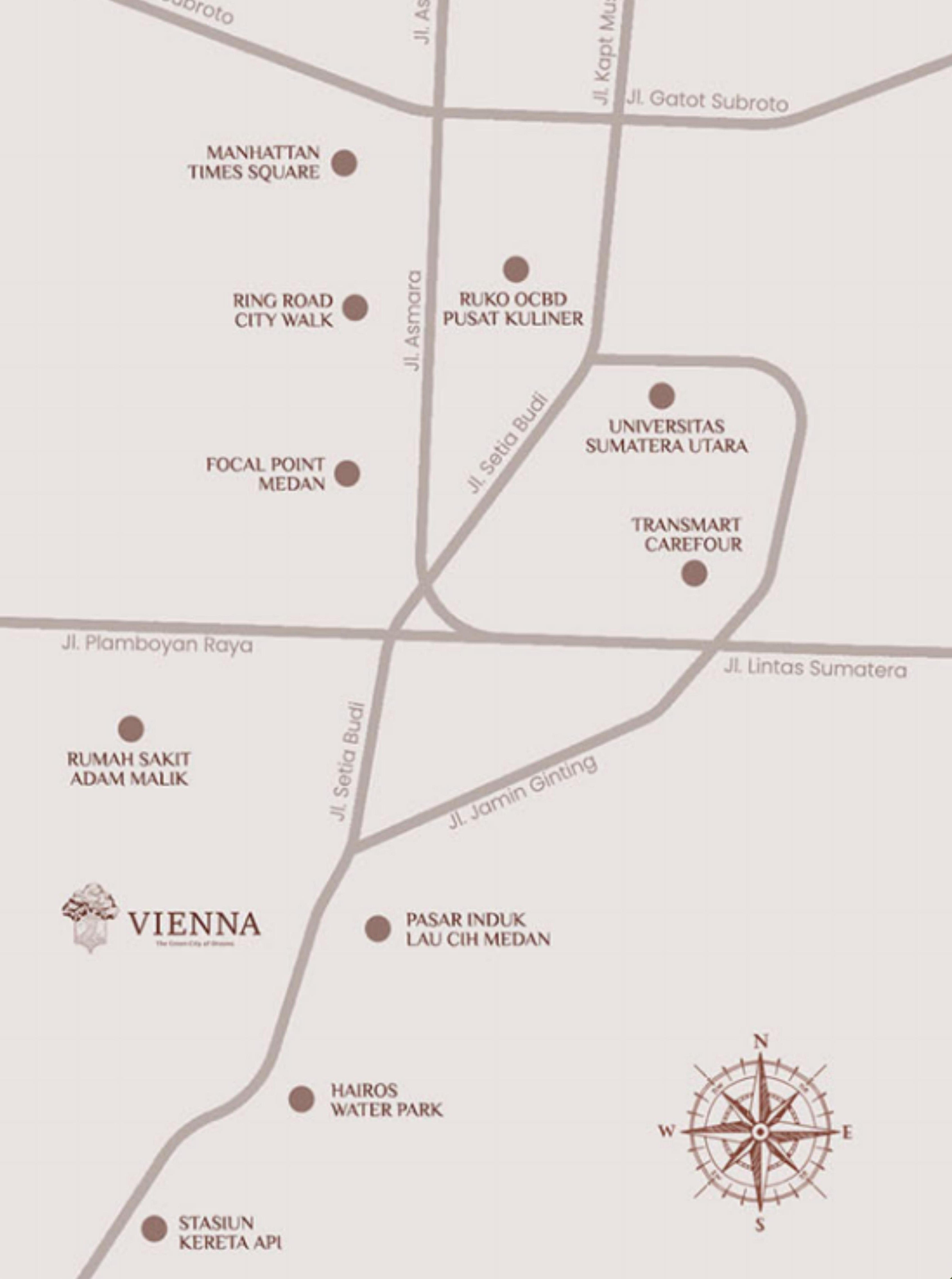 Peta lokasi Vienna Botanical Living